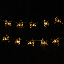 Lichtstrook met herthangertjes 3AA-batterij Warm wit 3m IP20 Binnen