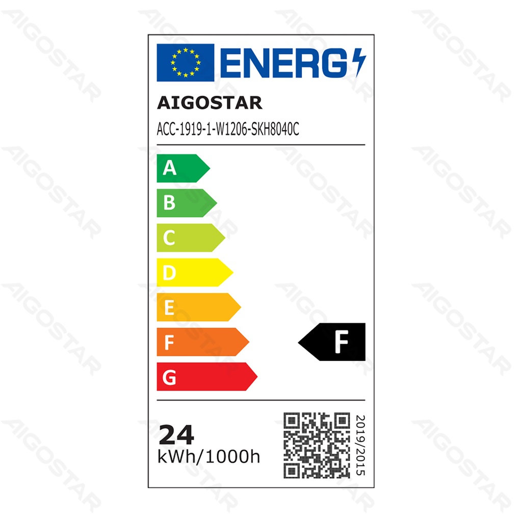 [B10403QKV] Rail d'éclairage LED Trifilaire Blanc 24W