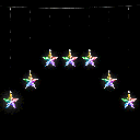 Laagspanningslampstring RGBY 1.2*1m 7 strips IP44 Binnen/Buiten