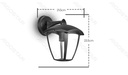 Applique Vintage Noire (sans ampoule) E27