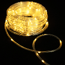 Guirlande lumineuse tube Φ5 mm, piles 3AA, Blanc chaude, 15 m ,IP44, Intérieur&Extérieur