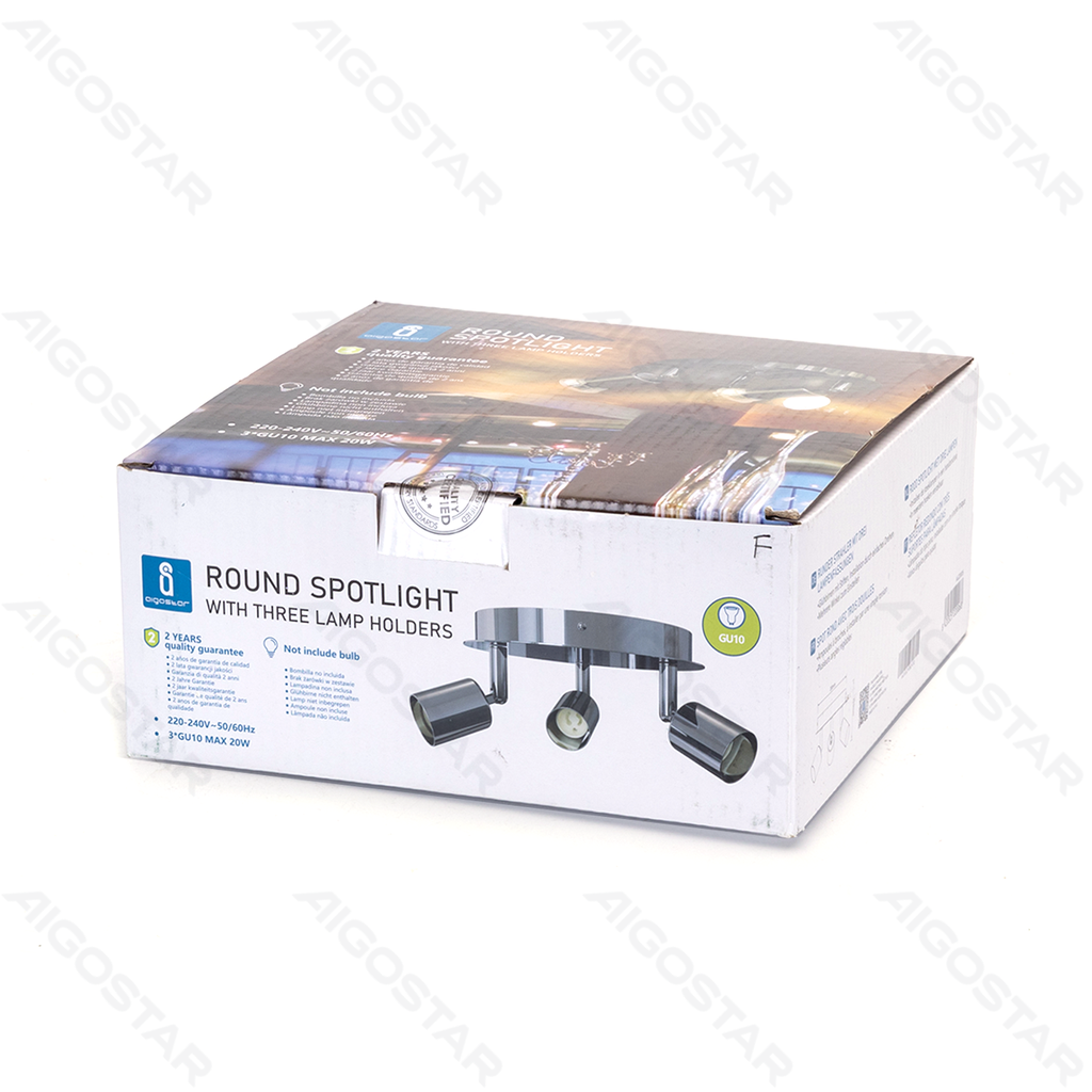 Aigostar Spot met 3 Lichtpunten (Zonder Lichtbron)