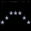 Laagspanningslampstring Koud wit 1.2*1m 7 strips IP44 Binnen/Buiten