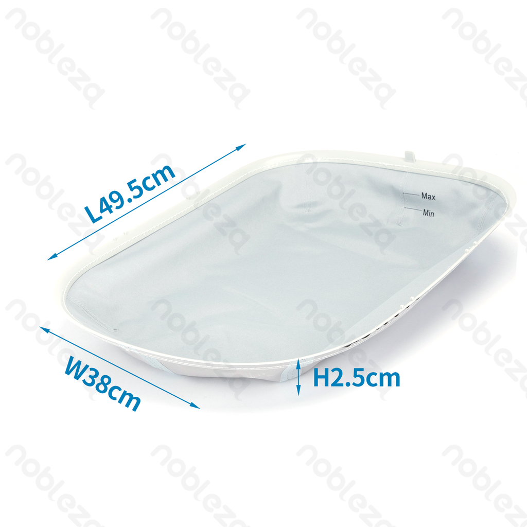 [S40102ABUO] Intelligentes Zubehör für die automatische Katzentoilette SL02 – Dreifach-Schutzmatte, L 49,5 × B 38 × H 25 cm, grau