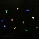 Guirlande lumineuse solaire libellules et abeilles, RVBJ, 10m