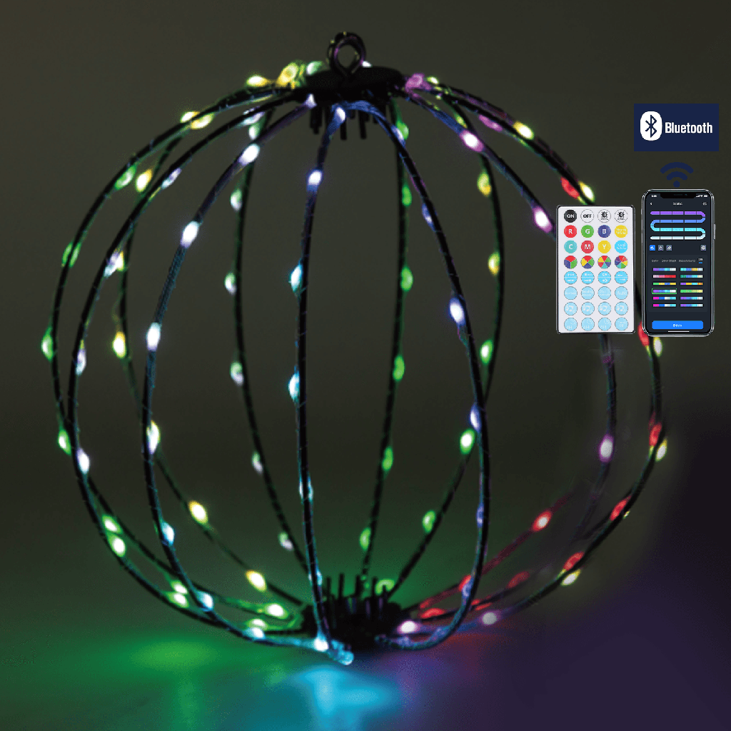 3D bal van lichtstroken met USB RGBIC 5m+30cm