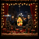 Klein hangertje in de vorm van een sneeuwman dat werkt op batterijen met zuignap Warm wit IP20 Binnen