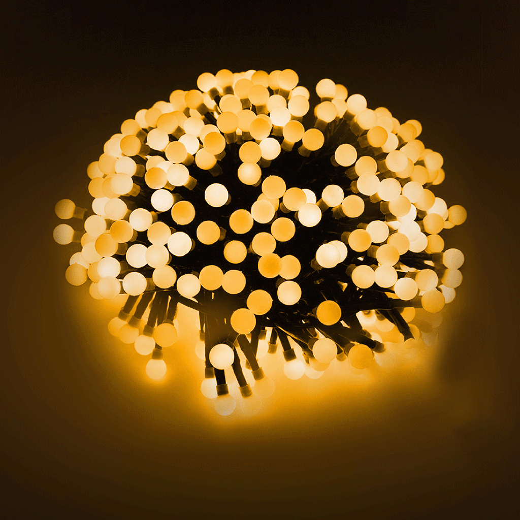 Kerstverlichting lichtstrook met 3AA-batterij Warm wit 10m IP44 Binnen/Buiten