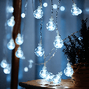 Aigostar Bubbellichtstrook met 3AA-batterij Koud wit 10m IP44 Binnen/Buiten