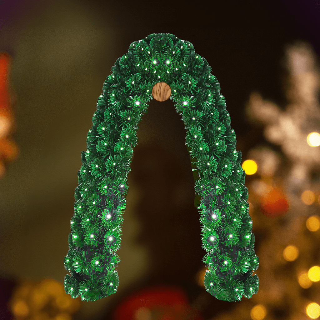 Rotin en plastique éclairé basse tension, 2m, blanc froid