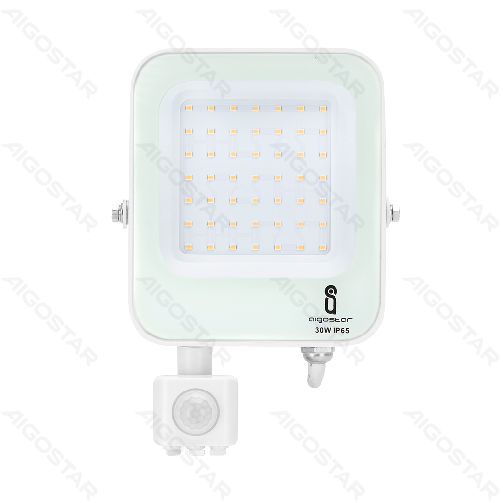 [B10202B6E] Aigostar LED-sensorschijnwerper 30W 2700lm 4000K IP65