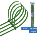 Nylon Kabelbinders (30st) W4.8*L450mm Groen