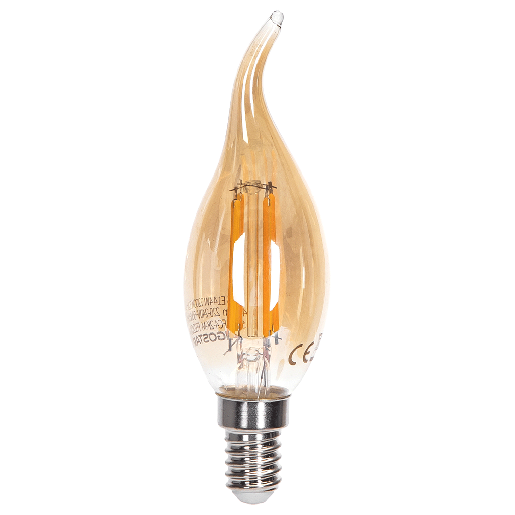 Aigostar LED Kaars Gloeilamp C35 E14,4W