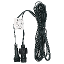 Donkergroene verlengsnoer van 5 meter voor lichtsnoer IP44 Binnen/Buiten