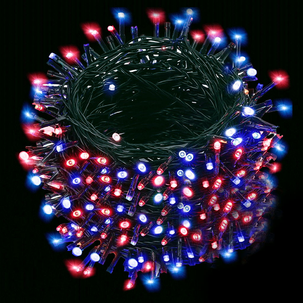 [B10303JS2] Aigostar Lichtslinger 1000 x LED Rood/Blauw licht L50m (binnen en buiten)