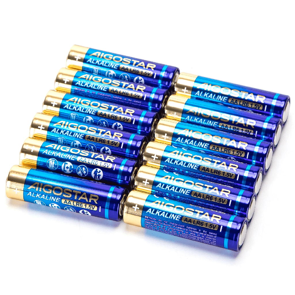 Aigostar Alkalinebatterij LR6(AA) 1,5V 12 stuks