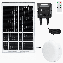 Solarbetriebene Deckenleuchte