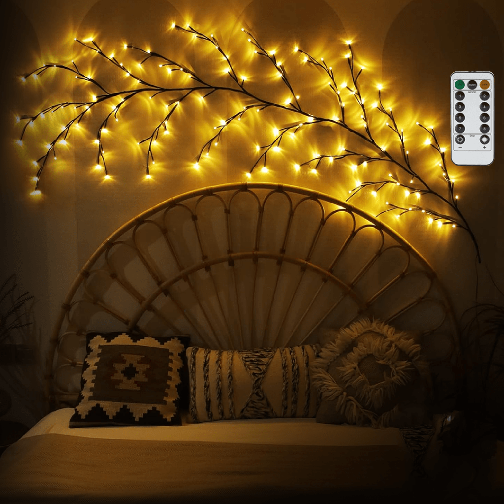 [B10303Y20] Aigostar Wandlamp met USB 3m+2,3m warm wit