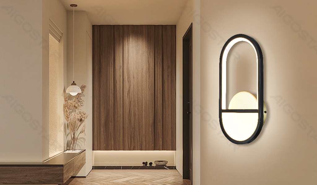 Aigostar Aluminium wandlamp 13,5W 6500K