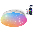 Slimme plafondlamp met Bluetooth-netweefsel 12W RGB+CCT