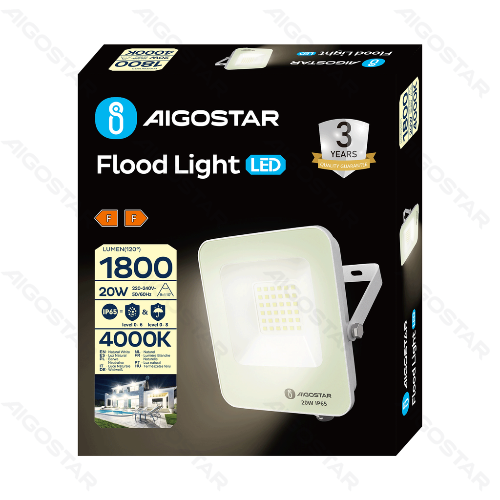 [B10202B69] LED floodlight 20W 1800lm 4000K IP65