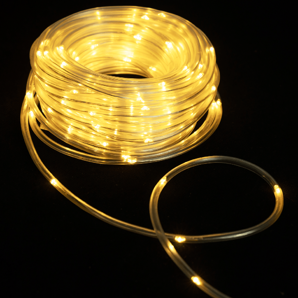 [B10303K94] Leuchtröhre, Durchmesser -Φ5 mm, Niederspannung, Warmweiß, 20 m, IP44, für den Innen- und Außenbereich, Farbfeld