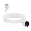 Aigostar Duits Verlengsnoer 3G1.5mm² 3M Wit