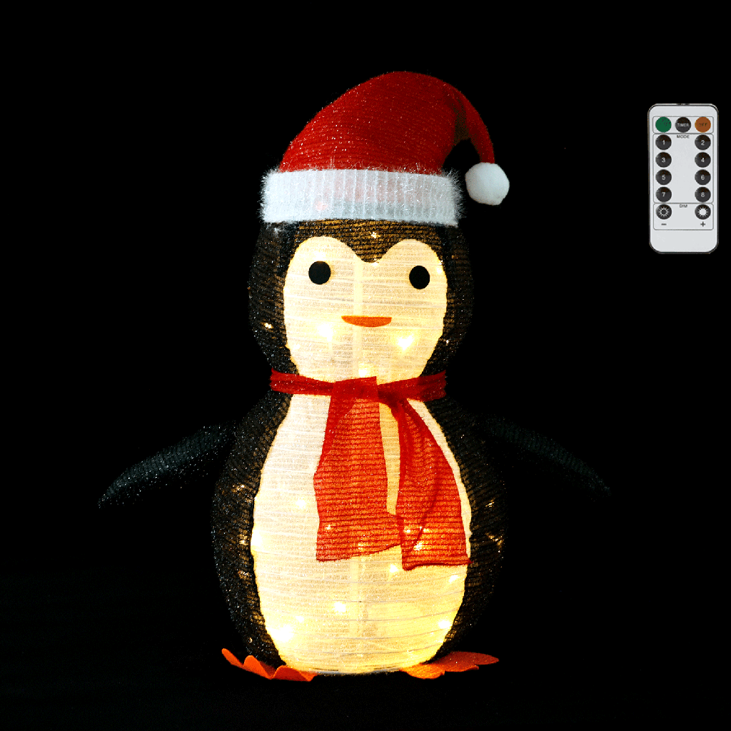 [B10303ABAF] Foldable Penguin, Warm White, 0.7 m, IP44, Indoor/Outdoor