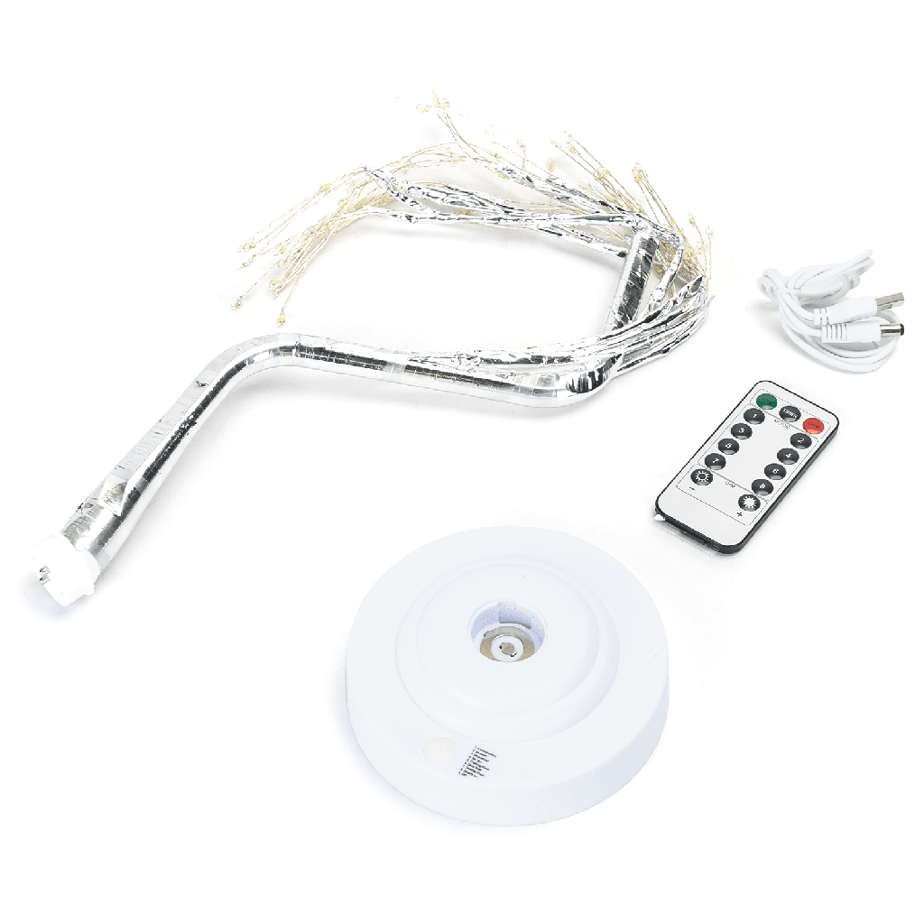 [B10303Y1X] Aigostar Boomlamp met 3AA-batterij 0.45m warm wit IP20 Binnen