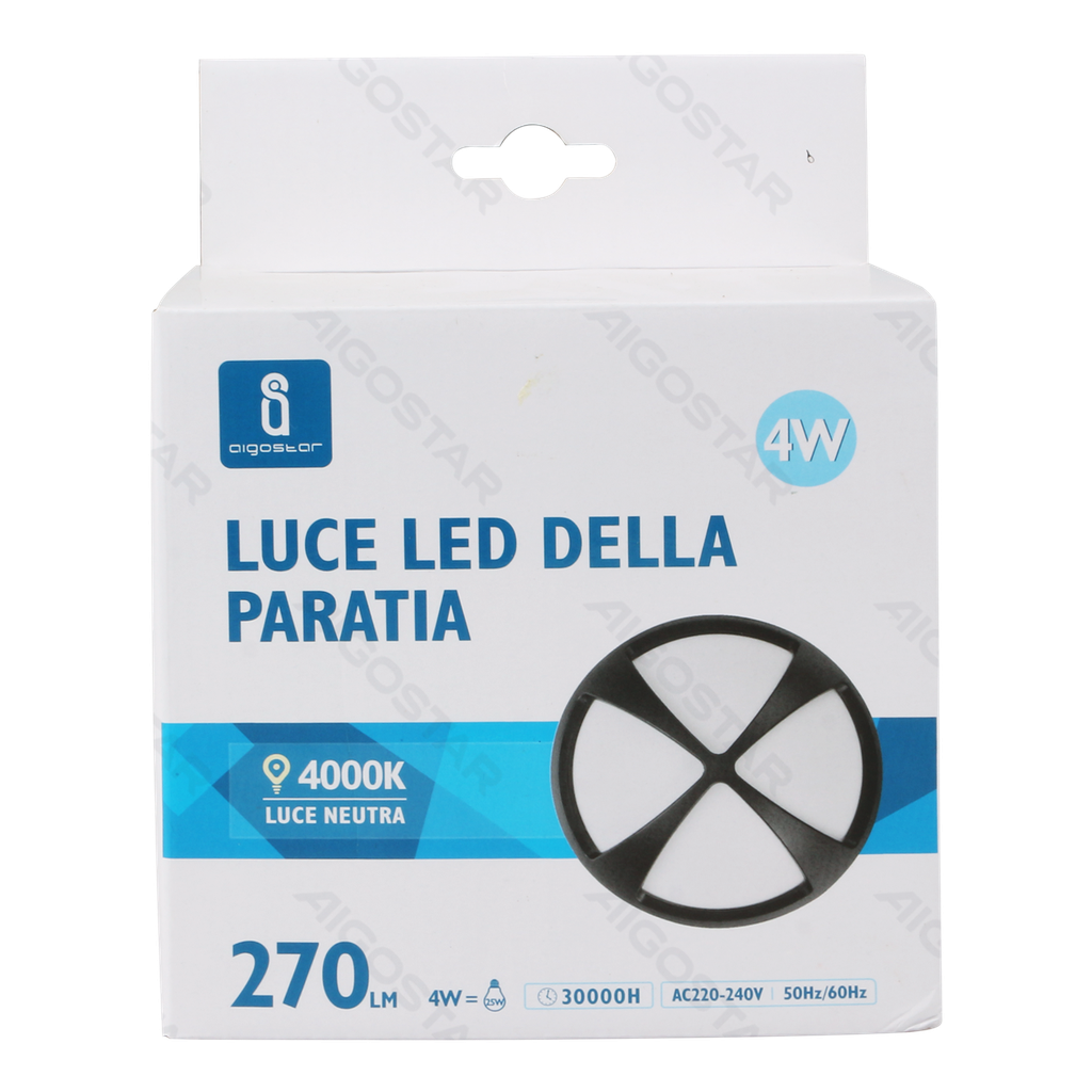 [B10310HGN] LED-Deckenleuchte, feuchtigkeitsbeständig, 4 W, 4000 K