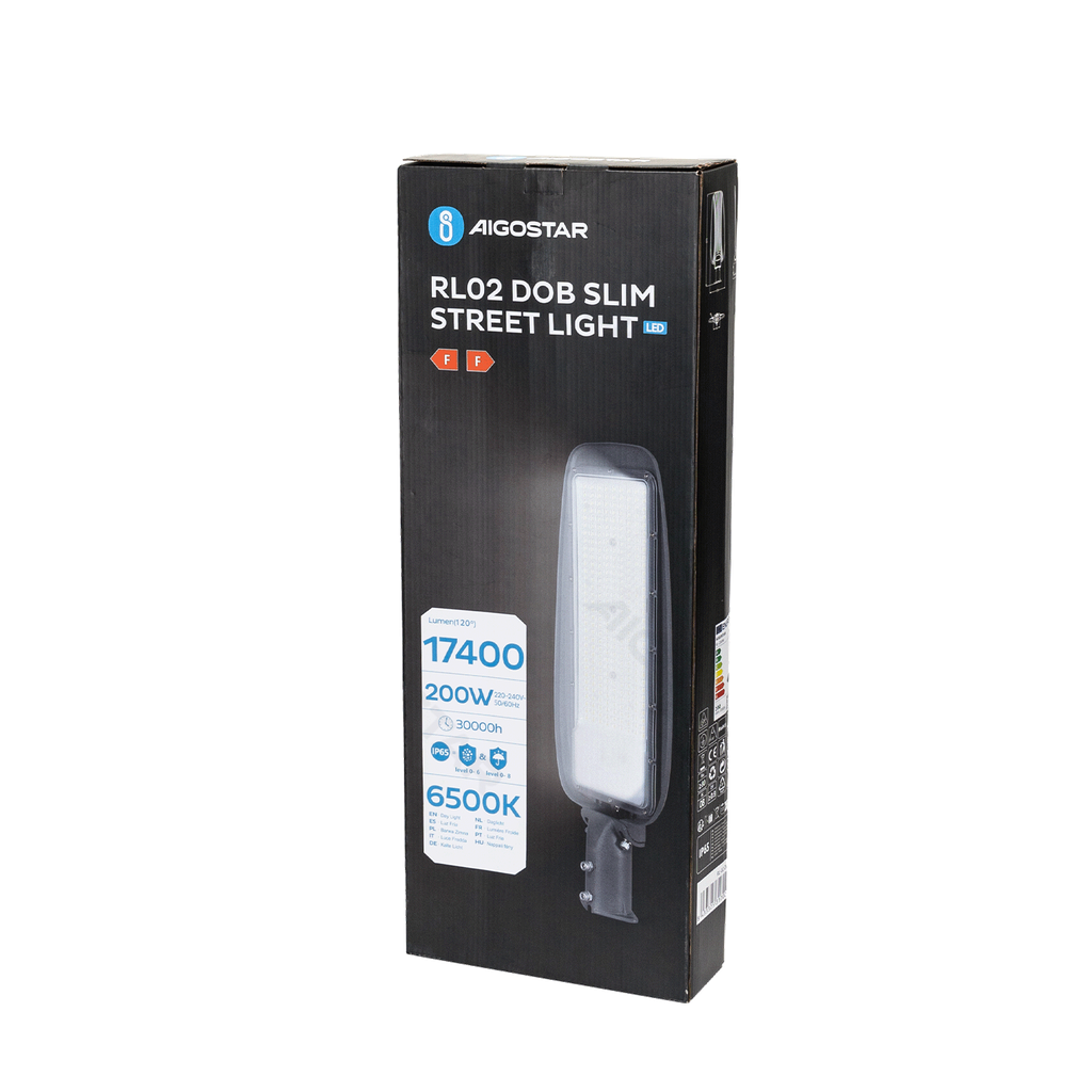 Aigostar DOB LED slanke straatlantaarn 200W 6500K