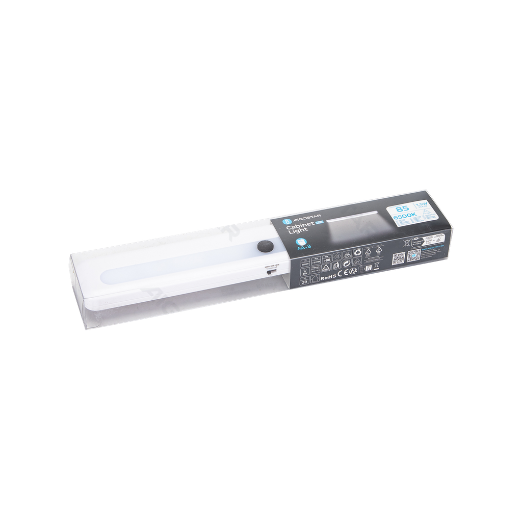 Aigostar LED-kastverlichting 1.5W 6500K 3*AA Dimbaar