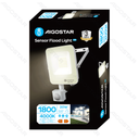 Projecteur LED à détecteur de mouvement 20 W, 1 800 lm, 4 000 K, IP65