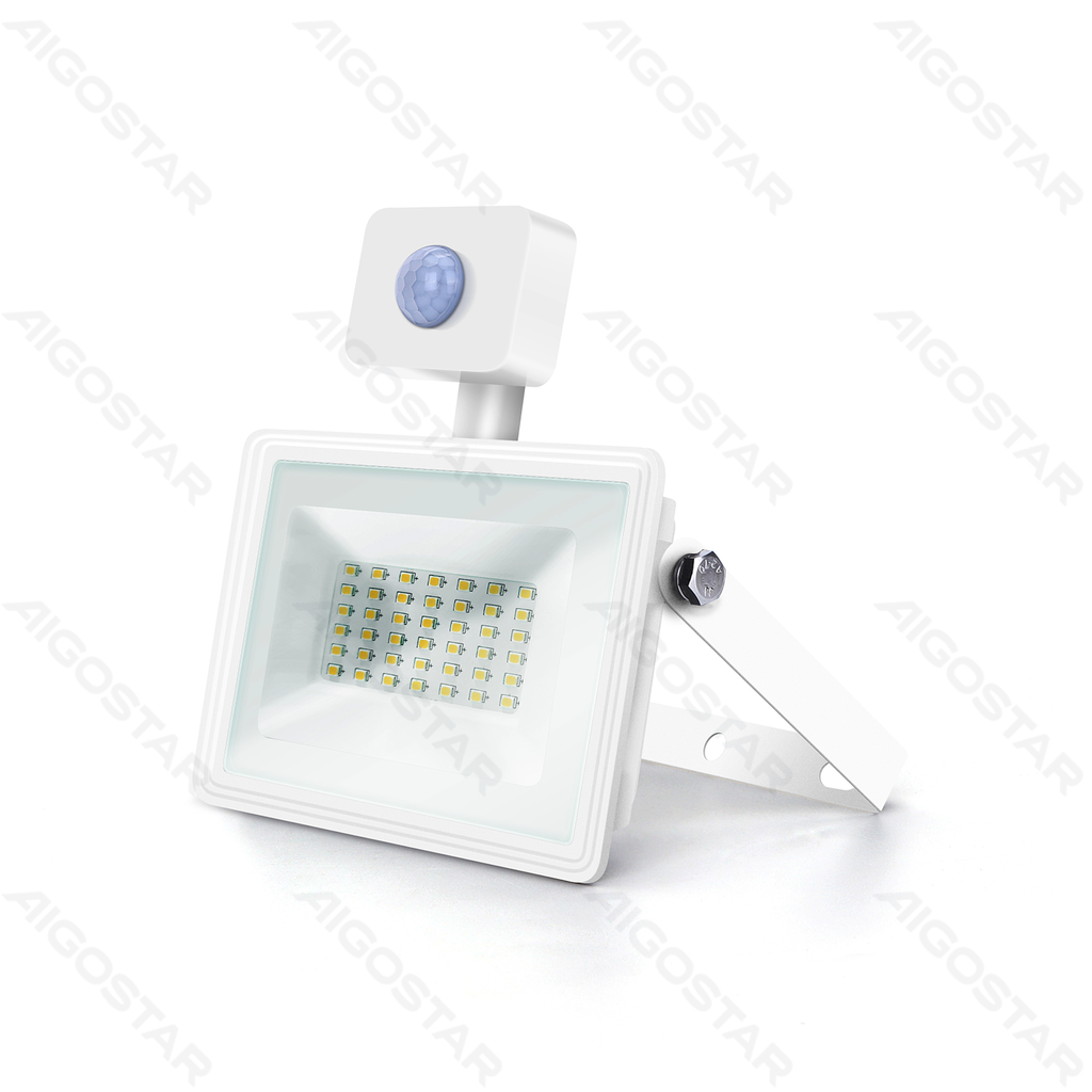 [B10202RBL] 30W LED Motion Sensor Floodlight, 2700 lm, 4000 K, IP65