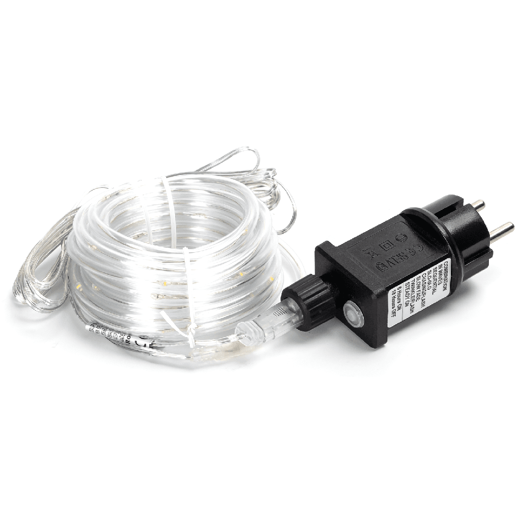 [B10303K91] Aigostar Lichtrookbuis van -Φ5mm met laag voltage Warm wit 5m IP44 Binnen/Buiten Kleurvak