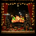 Grande guirlande lumineuse avec l'inscription « Merry Christmas » - Blanc chaud - IP20 - Intérieur