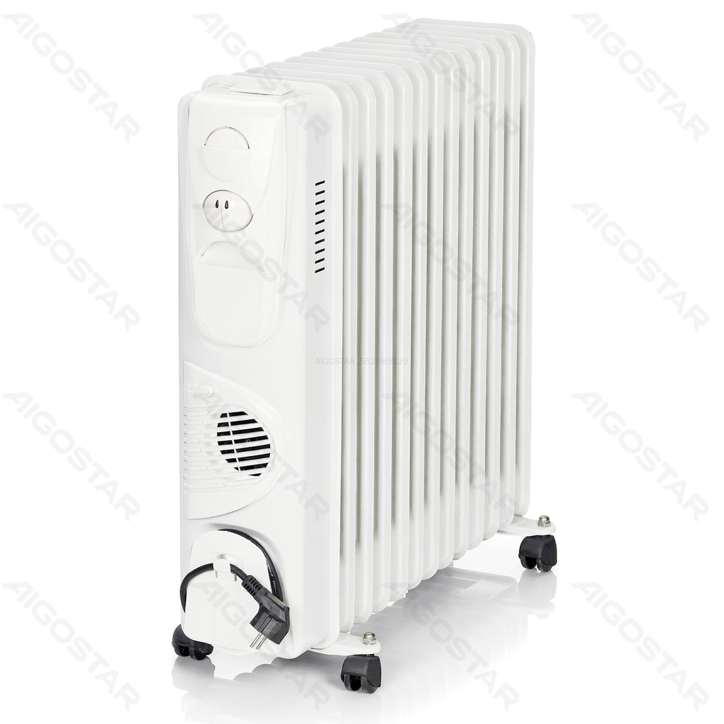 [B30101AGSS] Olie radiator 2500W 11 ribben met turboventilator