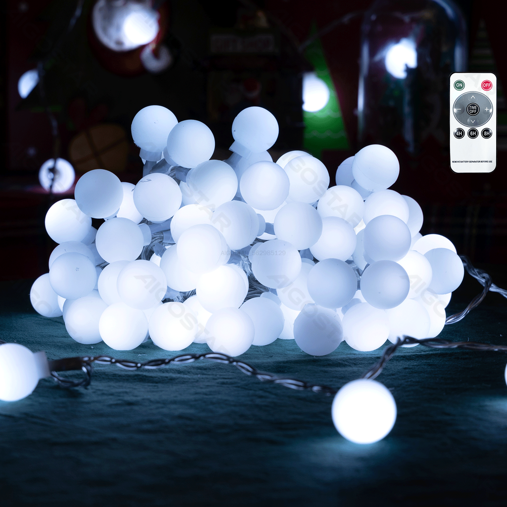 Powerbank-lichtsnoer Koud Wit 20m IP44 Binnen & Buiten