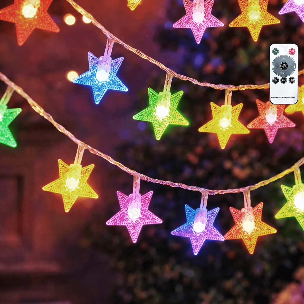 Powerbank-lichtsnoer RGBY 20m IP44 Binnen & Buiten