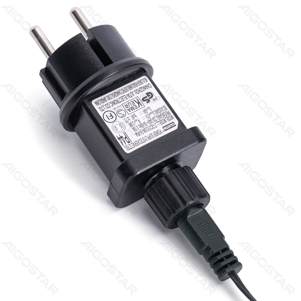 Laagspanning-lichtsnoer - Knipperend plat lichtsnoer - Koel wit - 15 m - IP44 voor binnen- en buitengebruik