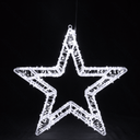 Led stringhanger ster koud wit IP44 binnen & buiten