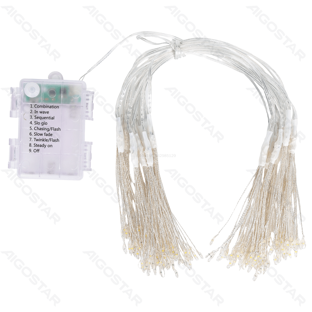 3AA batterij string lichten Mini-vuurwerkverlichting Koud wit 4m IP44 Binnen/Buiten 20 snoeren