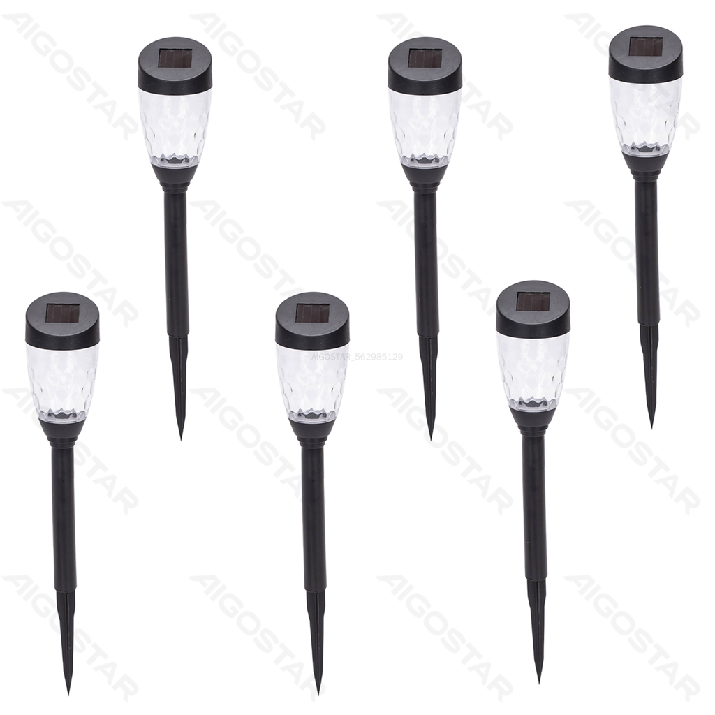 [B10201AEGK] LED Solar Sfeervolle Gazonverlichting Kunststof Ster 6500K