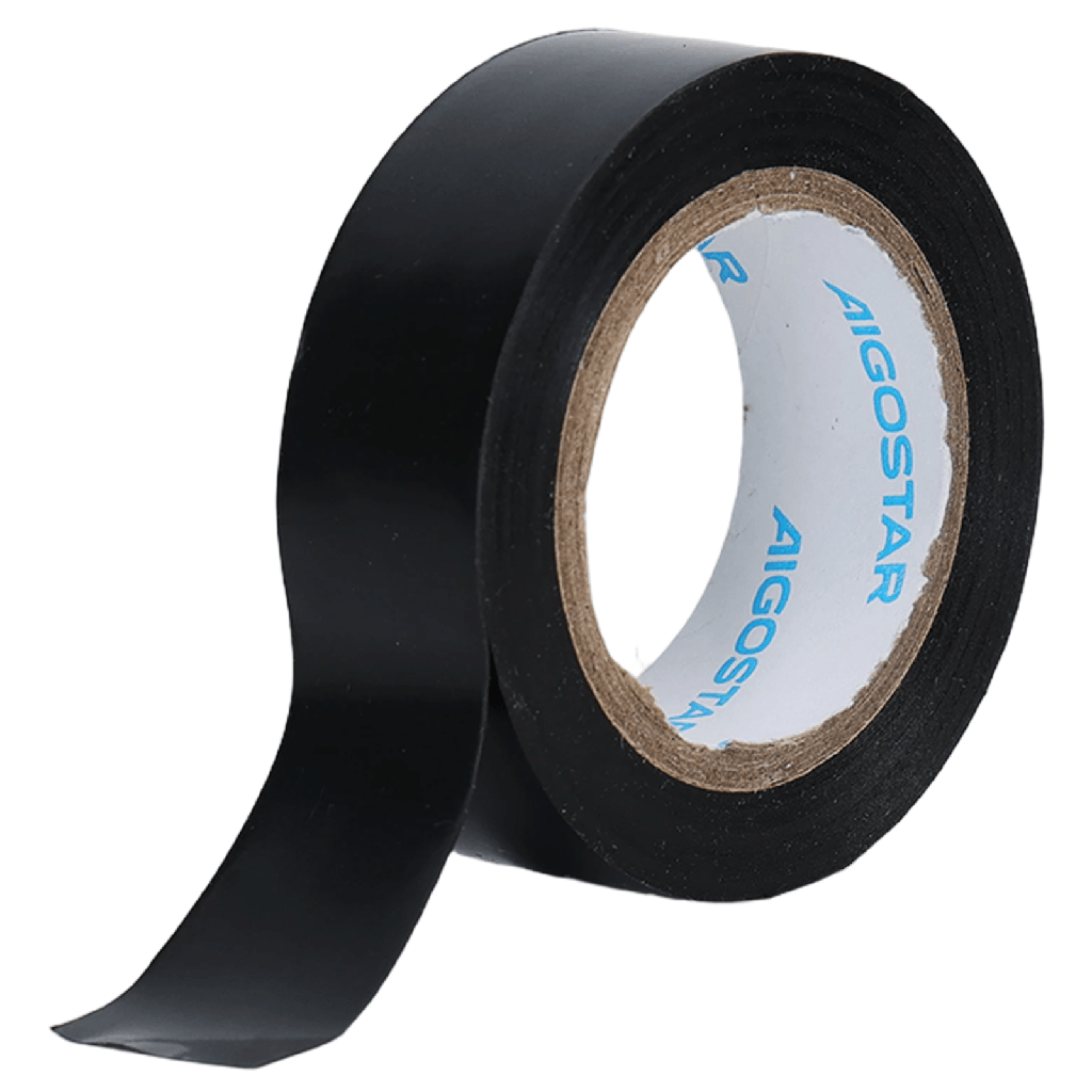 Electrical tape T0.13mm W19mm L10m Black