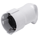 German 16A round plug-in outlet