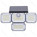 Solar wall lights SENSOR Area illumination 4 lamp holders 6500K