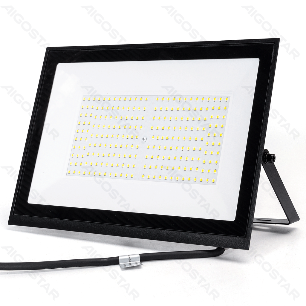 [B10202AAIX] LED Flood light Glass shade Black 150W 6500K 25cm