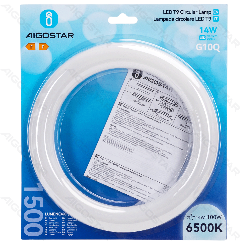 LED T9 circular tube 14W 6500K Φ225mm