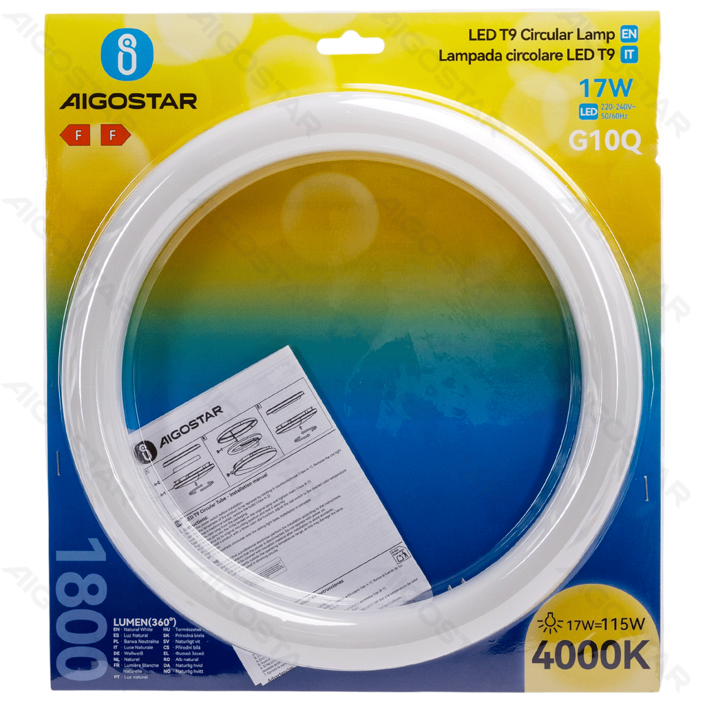LED T9 circular tube 17W 4000K Φ298mm
