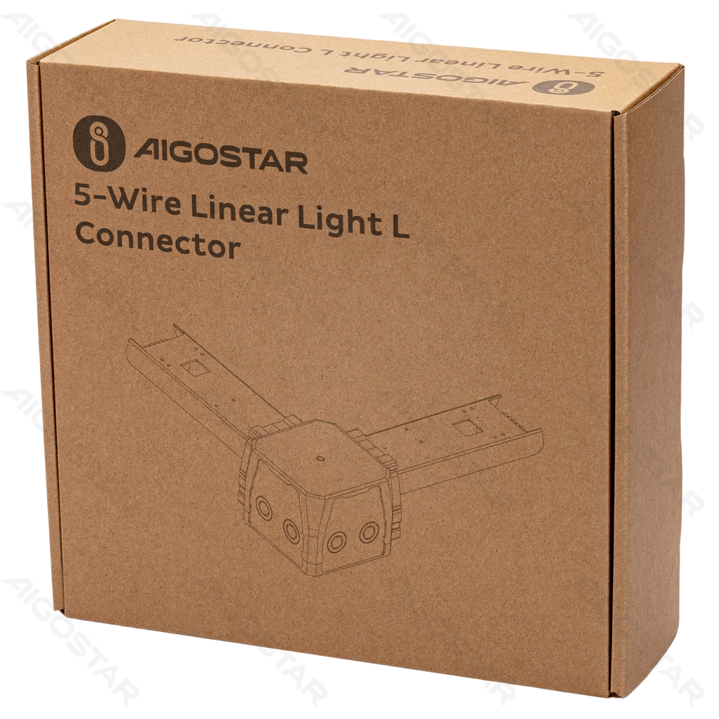 5-draads lineair licht L-connector